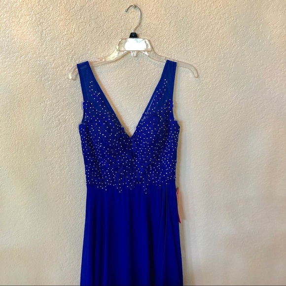 Blondie Nites Dresses & Skirts - Formal Prom Blue Long Dress